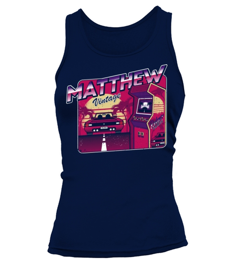Matthew - Personalized Vintage Gamer 80s 90s Tank top Woman