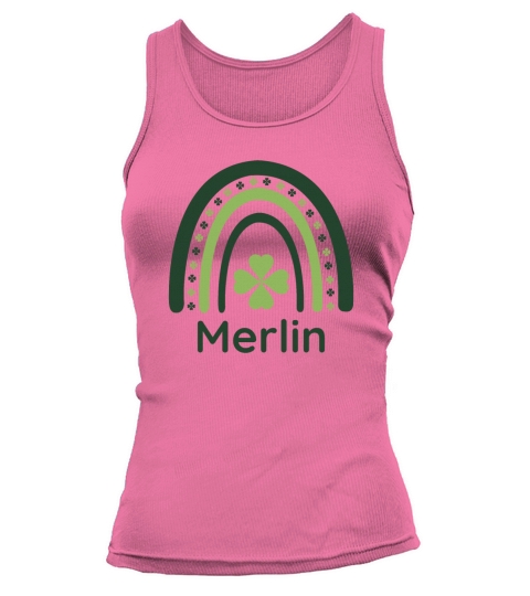 Merlin Clover Boho Rainbow Tank top Woman