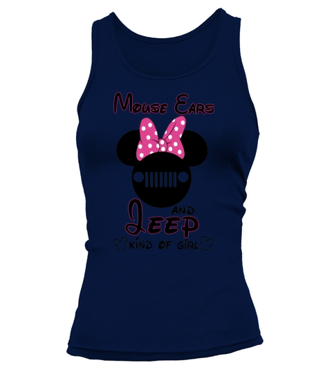 Mouse Ears And Jeep Kind Of Girl shirtsc Tank top Woman