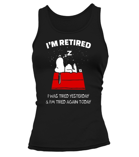 Snoopy Retired Shirt Tank top Woman