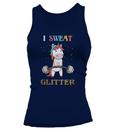 Unicorn - I Sweat Glitter - Bella Flowy Tank Tank top Woman