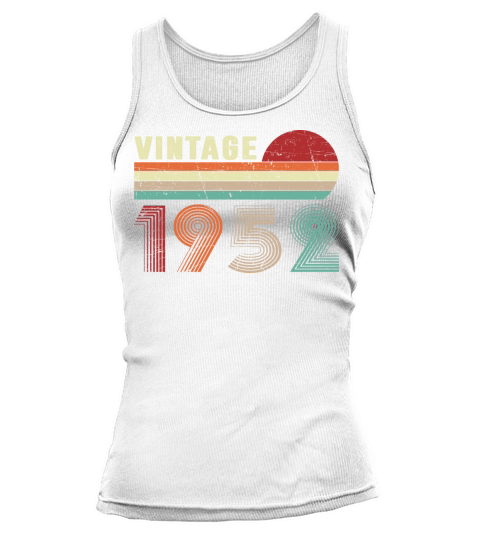 Vintage 1952 Men Women 70 Years Old 70th Birthday Tank top Woman