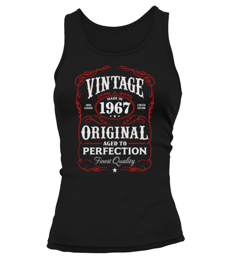 Vintage Made In 1967 Birthday Gift T-Shirt Tank top Woman