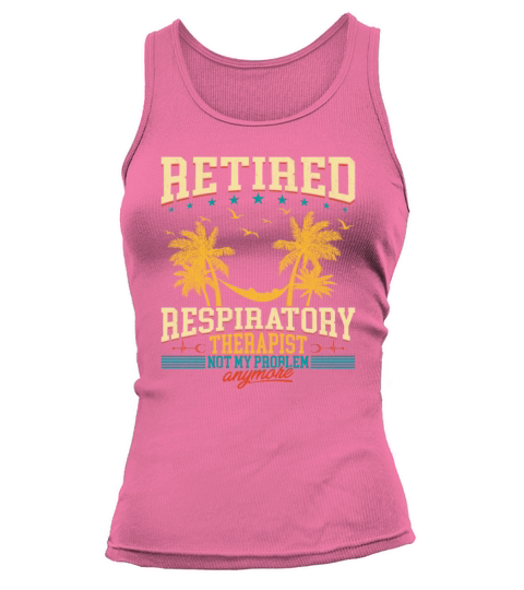 Vintage Style Retired Respiratory Therapist RT Tank top Woman