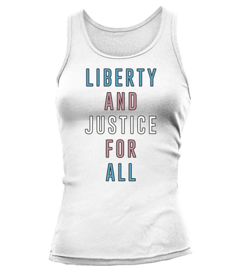 Vintage Tshirt for LIBERTY AND JUSTICE FOR ALL Tank top Woman