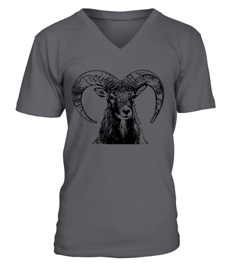 Elegant Vintage Capricorn V-Neck T-shirt