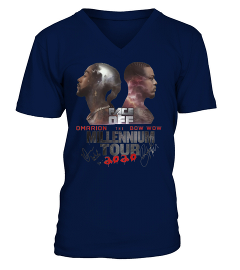 Face Dee Omarion Bow Wow The Millennium Tour Signatures shirt V-Neck T-shirt