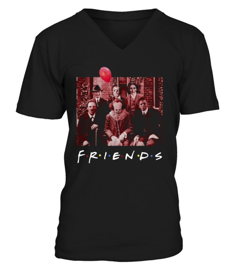 Friend TV show Horror character V-Neck T-shirt