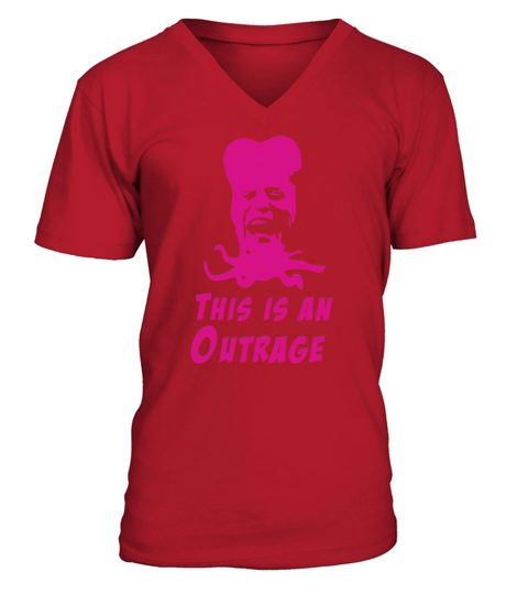 Mighty Boosh - Tony Harrison - This Is An Outrage V-Neck T-shirt