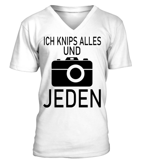 photographer V-Neck T-shirt
