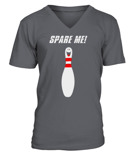 spare me bowling shirt V-Neck T-shirt