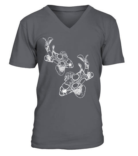 Spotted Vintage Clownfish V-Neck T-shirt