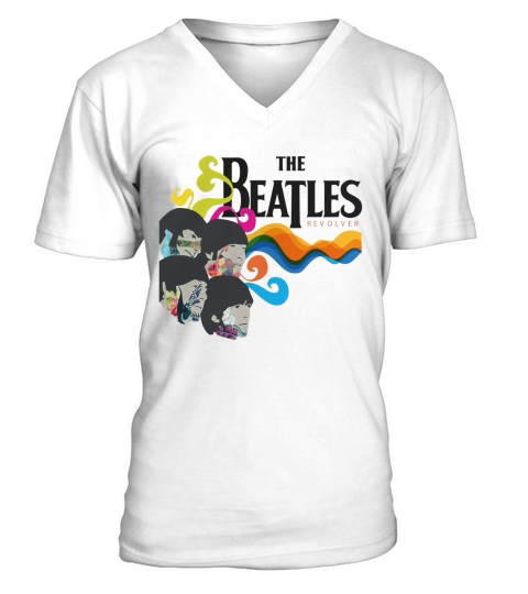 The Beatles - Revolver album Tshirt V-Neck T-shirt