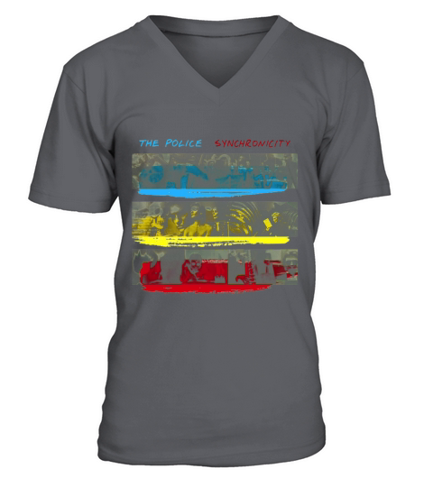 The Police Synchronicity Rock Band T-Shirt V-Neck T-shirt
