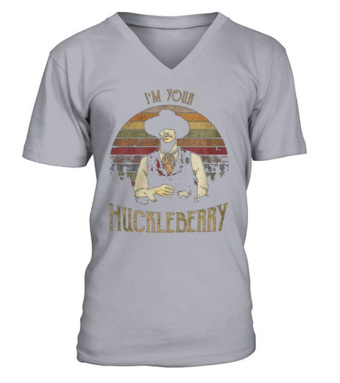 Tombstone I’m your Huckleberry V-Neck T-shirt