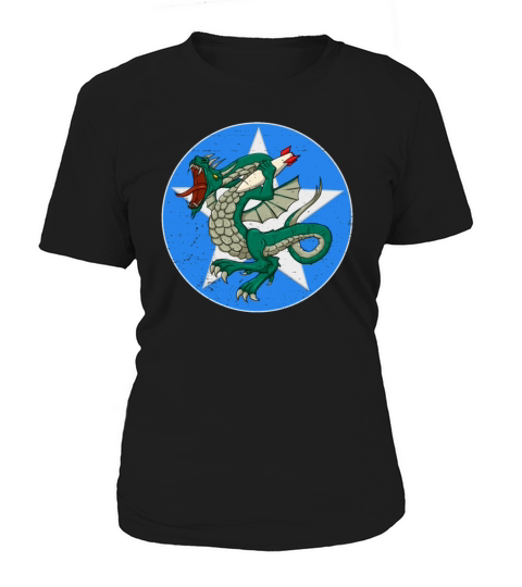 373rd Bomb Squadron Patch Vintage WWII Dragonsww2 Women's T-Shirt