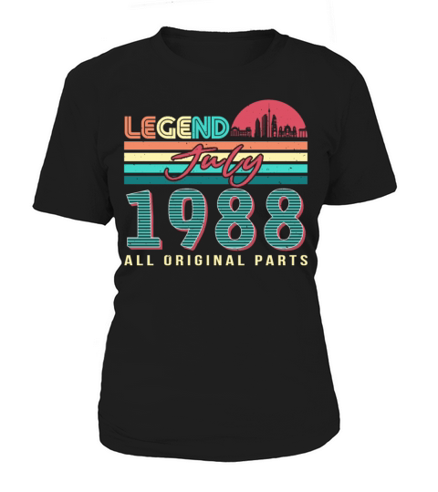 Best Year Of Birth 1988 July Women's T-Shirt