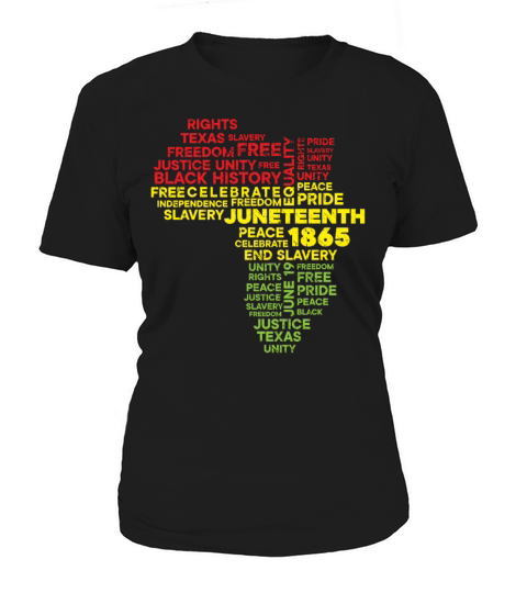 Black Pride Freedom African American Juneteenth Women's T-Shirt