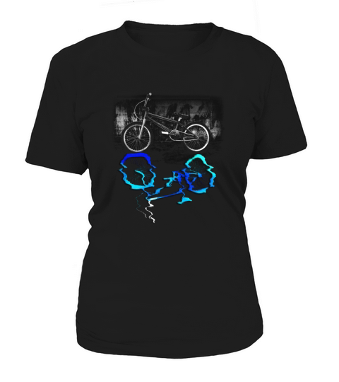 BMX Bike Sport Colored Reflection T-shirt Women's T-Shirt