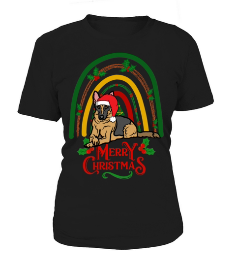 Christmas German Shepherd Women's T-Shirt