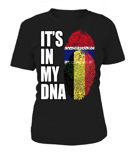Gambian And Belgian Mix Heritage DNA Flag Women's T-Shirt
