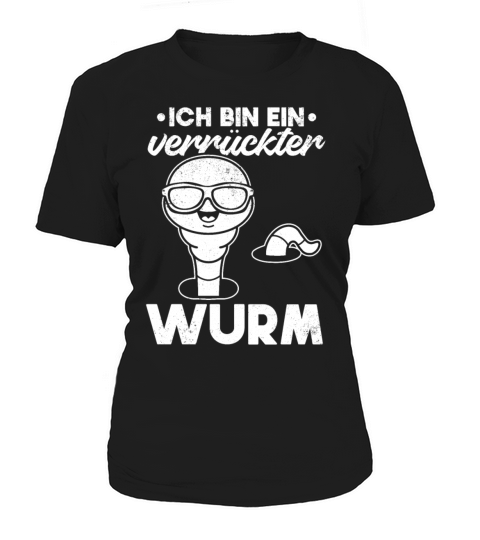 Im A Crazy Worm Cool Compost Worm With Sunglasses Women's T-Shirt