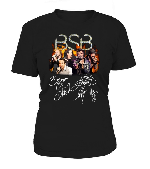 Intage 90’s Backstreet Boys BSB band signature shirt Women's T-Shirt