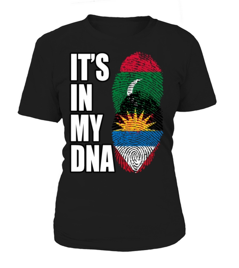 Maldivian And Antiguan Mix Heritage DNA Flag Women's T-Shirt