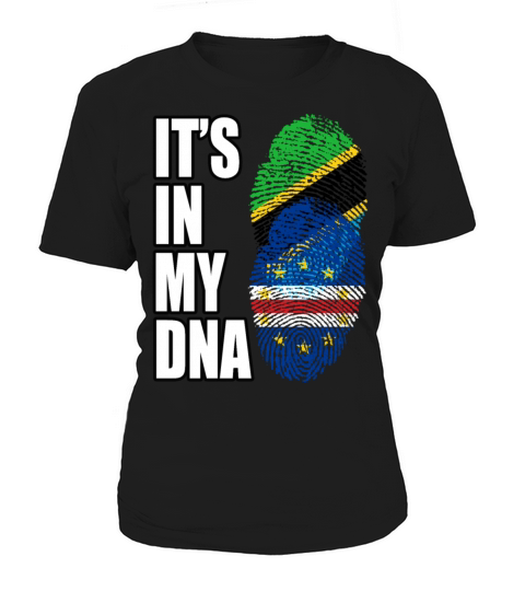 Tanzanian And Cabo Verdean Vintage Heritage DNA Fl Women's T-Shirt