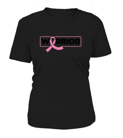 Warrior Pink Ribbon - Breast Cancer Awareness Women's T-Shirt