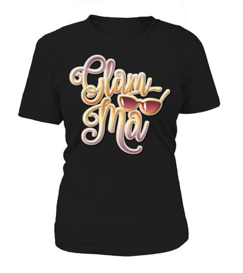 Womens Pretty and Stylish GLAM-MA Grandmother Women's T-Shirt
