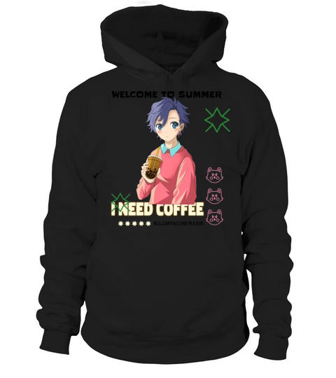 Funny and Gorgeous Welcome To Summer Plus Coffee Hoodie Unisex