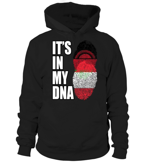 Malawian And Austrian Mix Heritage DNA Flag Hoodie Unisex