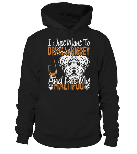 PET MY MALTIPOO DOG SHIRT - Men  Performance T-Shirt Hoodie Unisex