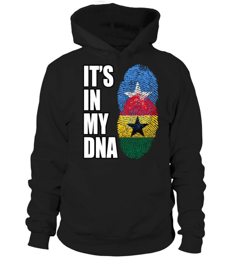 Somali And Ghanaian Vintage Heritage DNA Flag Hoodie Unisex