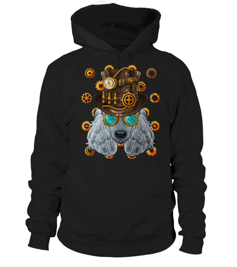 Steampunk Poodle Medieval Victorian Steam Powered Hoodie Unisex