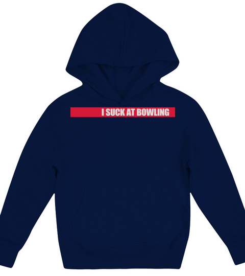 I suck at bowling Kids Hoodie