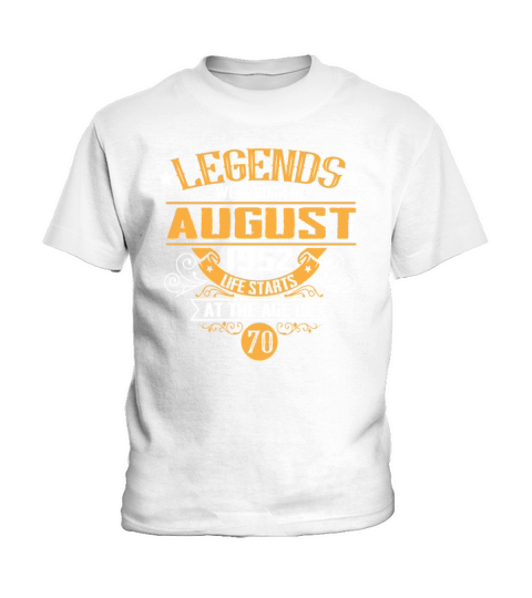 70th Birthday August 1952 Gift Idea Kids T-Shirt