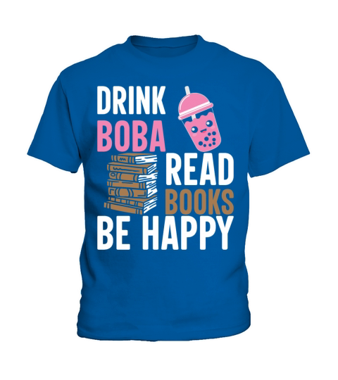Bookaholic Life Powered By Tea Bubble Gifts Idea Kids T-Shirt