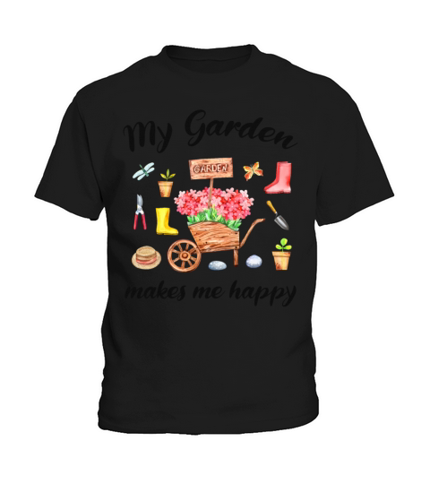 Garden Quote Hobby Gardener Gift Idea Kids T-Shirt