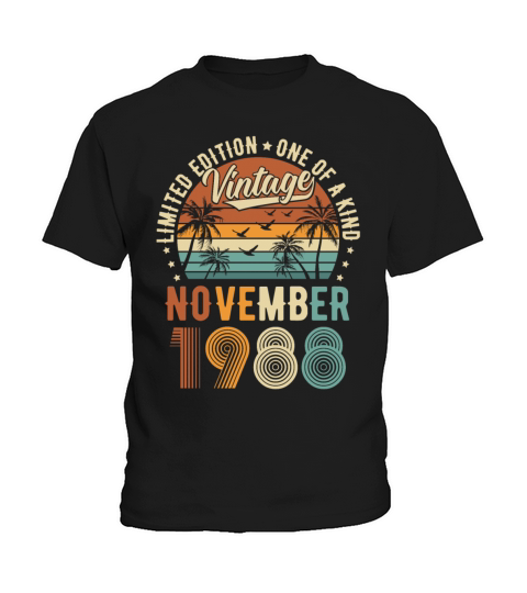 Limited Edition November 1988 Birthday Present Kids T-Shirt