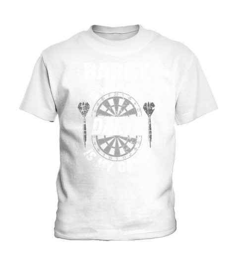 Personalized dart players named Barry shirts Kids T-Shirt