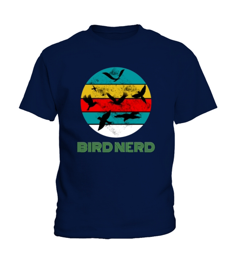 Retro Vintage Birding Bird Watching Funny Bird Wat Kids T-Shirt