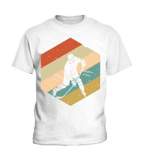 Retro Vintage Ice Hockey Men Boys Kids T-Shirt