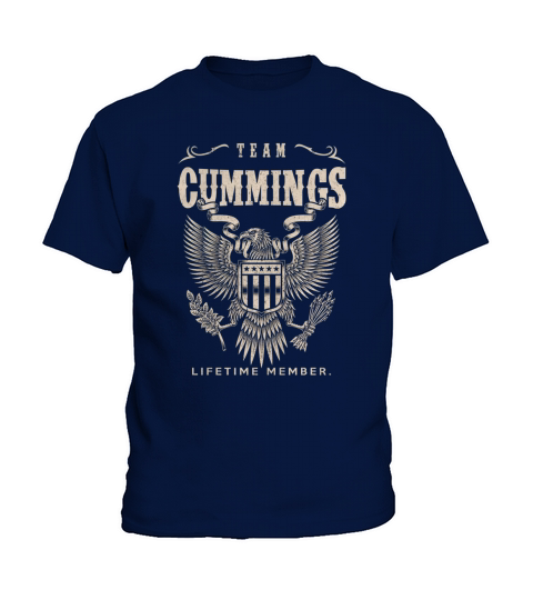 Team CUMMINGS Lifetime Member Kids T-Shirt