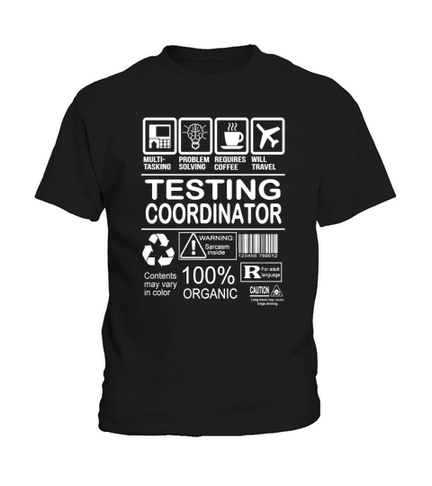 TESTING COORDINATOR FMultiold Kids T-Shirt