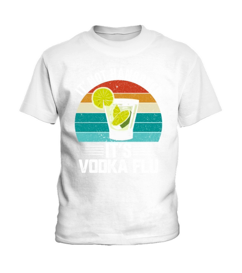 Vintage Vodka Drinking Lovers Drinker Lifestyle Kids T-Shirt