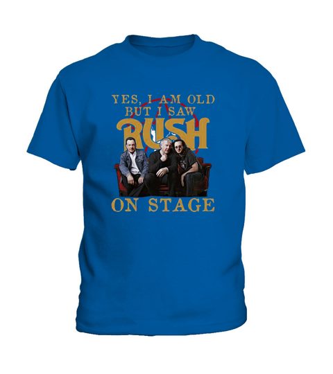 Yes i am old but i saw Rush band on stage shirt - Coffee Mug (colored) Kids T-Shirt