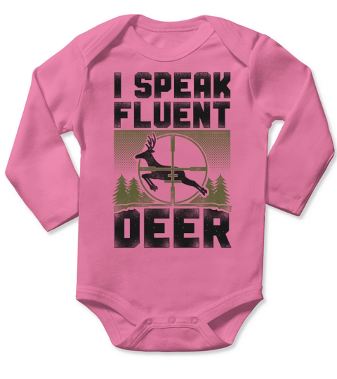 Buck Deer Hunting Hunter Vintage I Long Sleeve Baby One-Piece