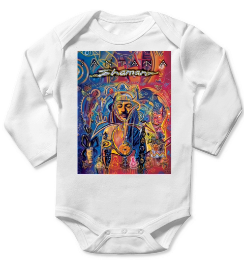 Carlos Santana Shaman Long Sleeve Baby One-Piece